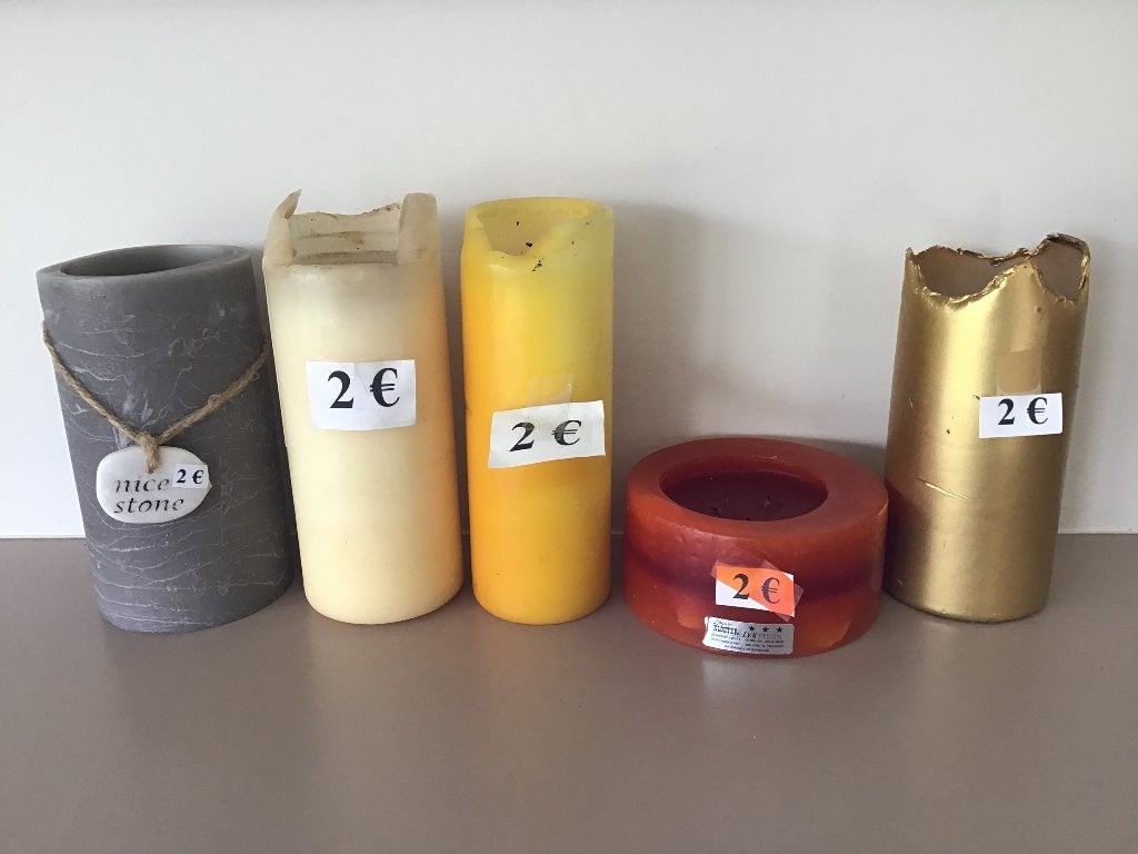 20 bougies pour seulement 2 ou 1,50 euro par bougie, Maison & Meubles, Enlèvement ou Envoi, Comme neuf, Bougie