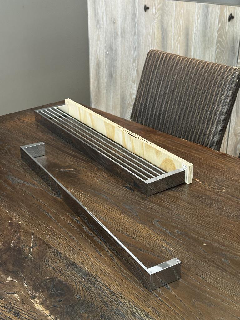 Gessi Rettangolo handdoekhouder, Huis en Inrichting, Badkamer | Badtextiel en Accessoires, Ophalen, Nieuw, Overige kleuren, Handdoekenrek