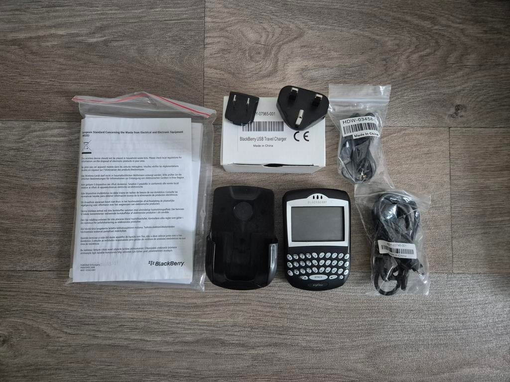 BlackBerry 7290 Enterprise AZERTY – compleet pakket, Télécoms, Talkies-walkies & Walkies-talkies, Accessoires, Enlèvement