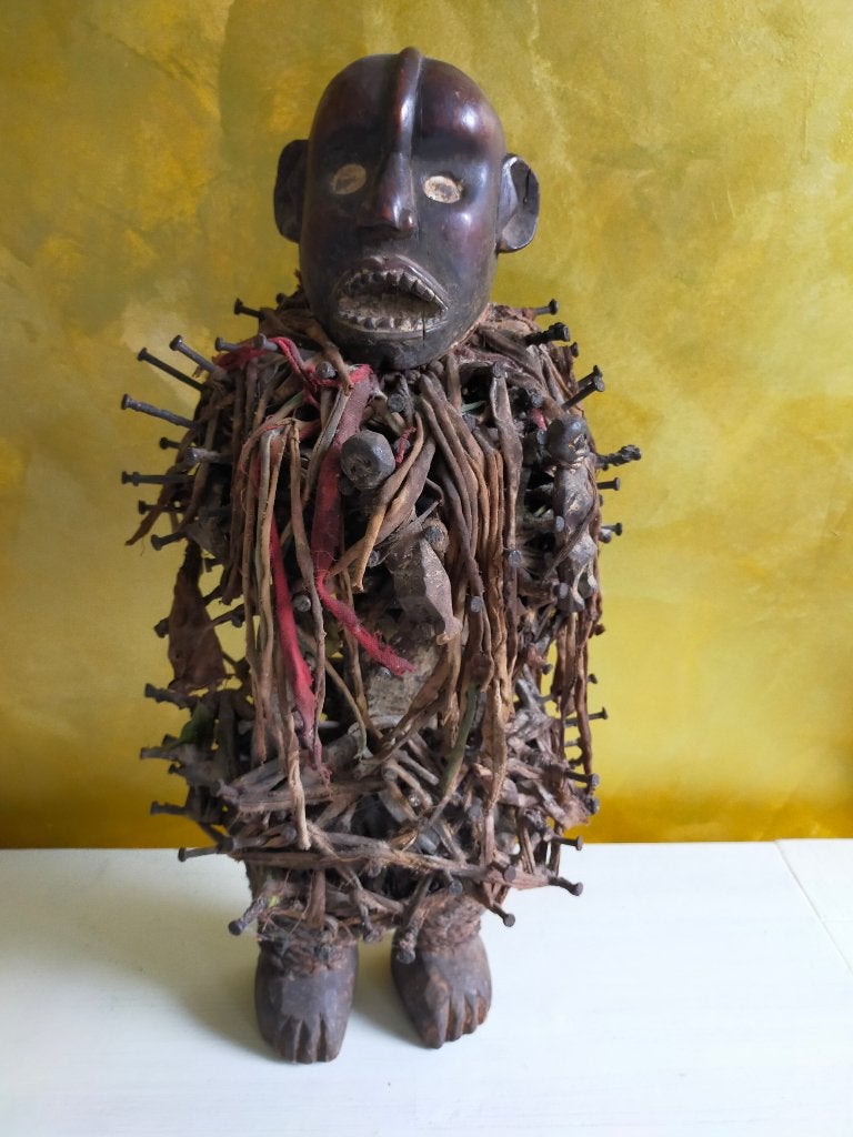 KRACHTBEELDEN UIT CONGO, Antiek en Kunst, Overige onderwerpen, Handgemaakt, Beeld, Hout