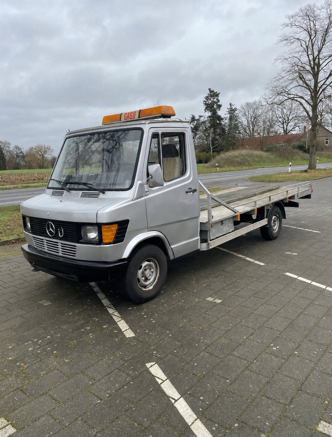 Mercedes Oprijwagen oldtimer, Autos, Camionnettes & Utilitaires, Particulier, Mercedes-Benz, Diesel, 2 portes, Boîte manuelle