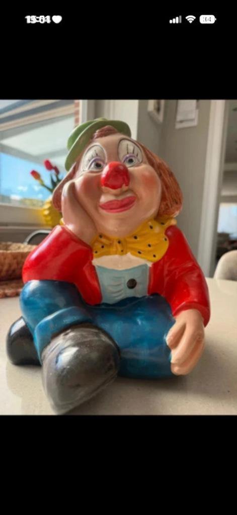 Porseleinen clown, Verzamelen, Poppen, Ophalen, Zo goed als nieuw