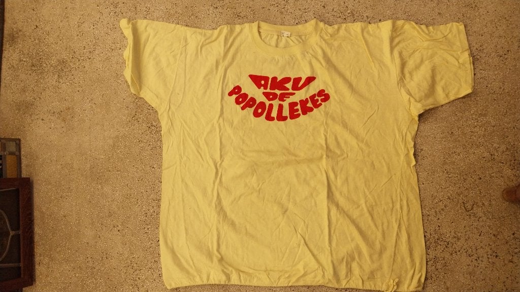 T-Shirt AKV De Popollekes Café Ensor Aalst Oilsjt., Verzamelen, Overige Verzamelen, Ophalen of Verzenden, Gebruikt