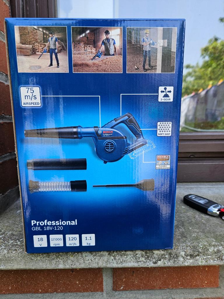 Bosch Pro Accublazer GBL 18V-120, Doe-het-zelf en Bouw, Ophalen of Verzenden, Nieuw