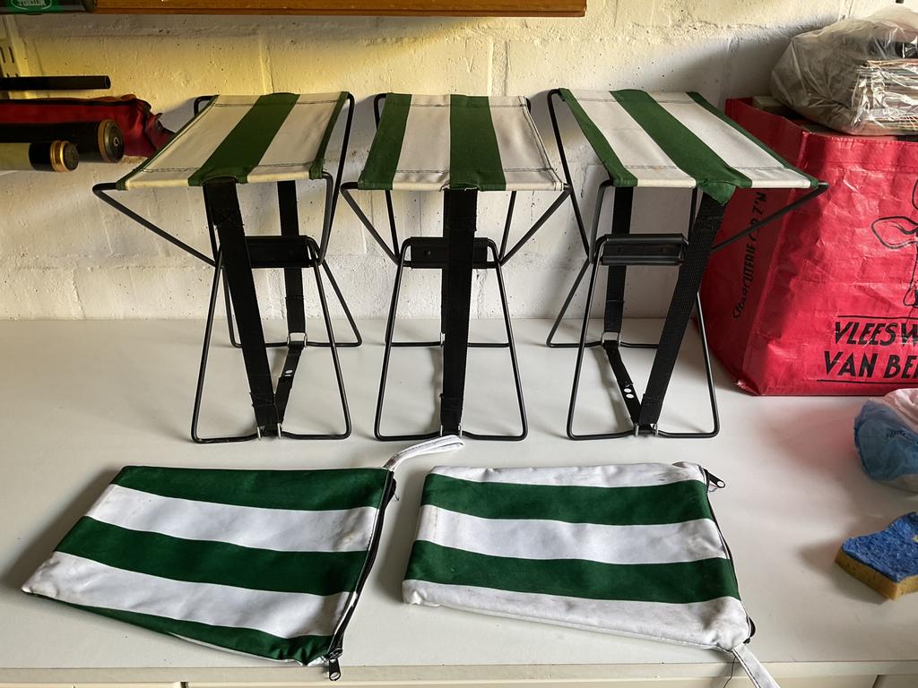 Set van 3 vouwstoeltjes OD00420 JD-PL309, Caravans en Kamperen, Ophalen of Verzenden, Zo goed als nieuw