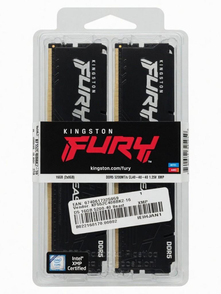 RAM Kingston FURY Beast 16GB (2x8GB) DDR5 5200 [New in Box], Computers en Software, RAM geheugen, Nieuw, Ophalen of Verzenden