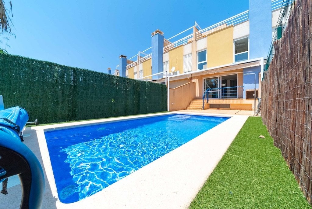 Maison piscine privée vue mer 100 mètres plage Campoamor, Immo, Étranger, Maison d'habitation, 3 pièces, Espagne, Village