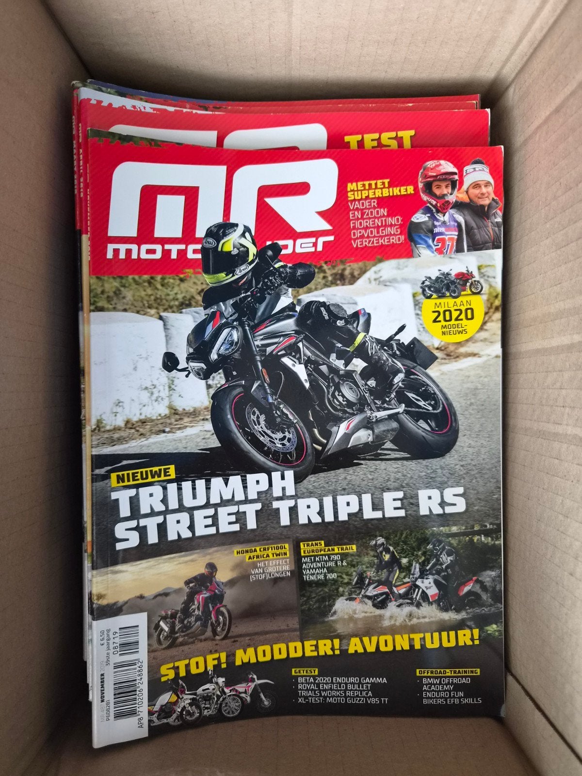 80+ Motorrijder tijdschriften periode 2018-2022, Ophalen