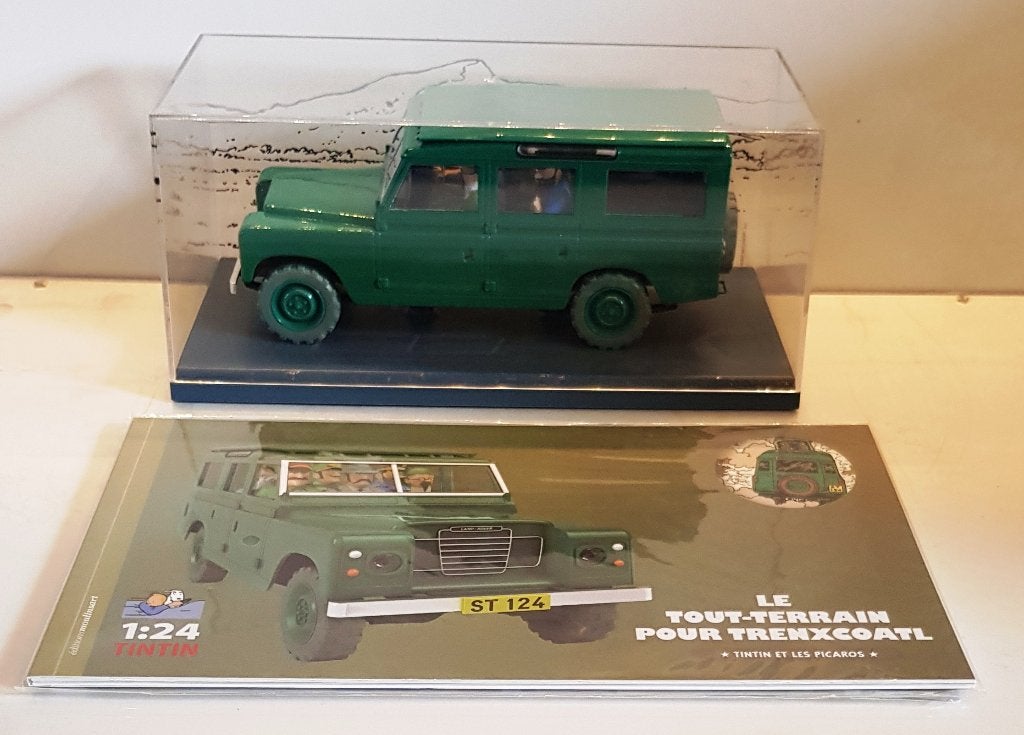 Les voitures de Tintin « le tout terrain pour Trenxcoatl », Collections, Envoi, Tintin, Neuf, Statue ou Figurine