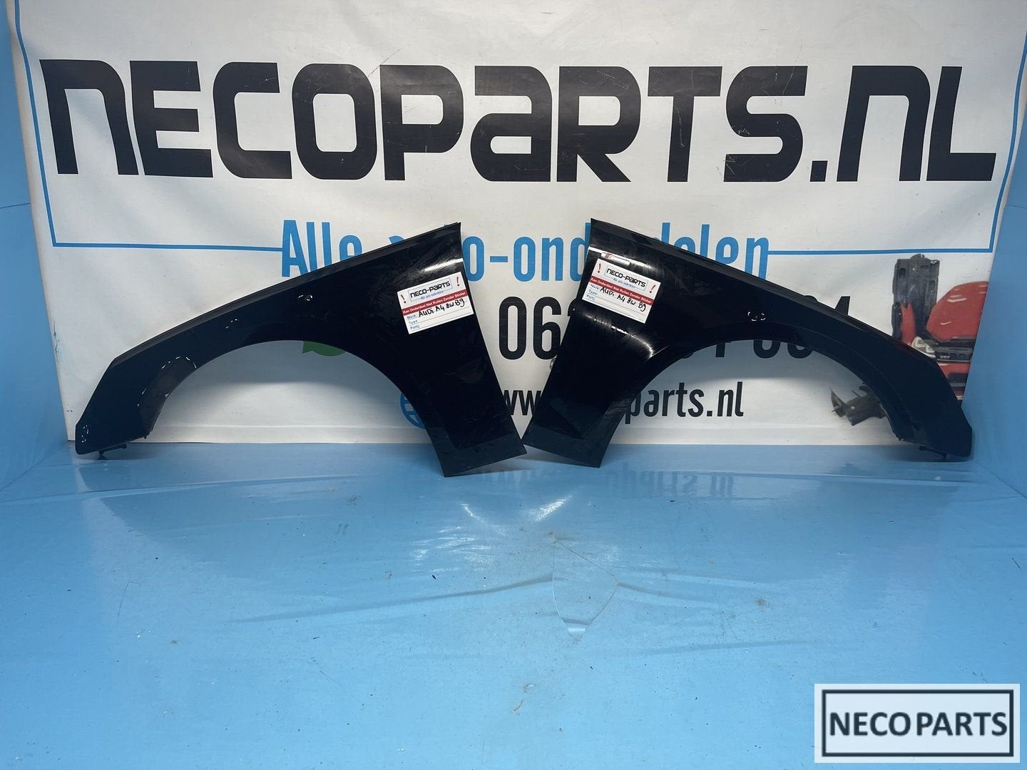 ZIJSCHERM AUDI A4 8W B9 SCHERM SPATBORD ORIGINEEL, Gebruikt, -, -, Spatbord