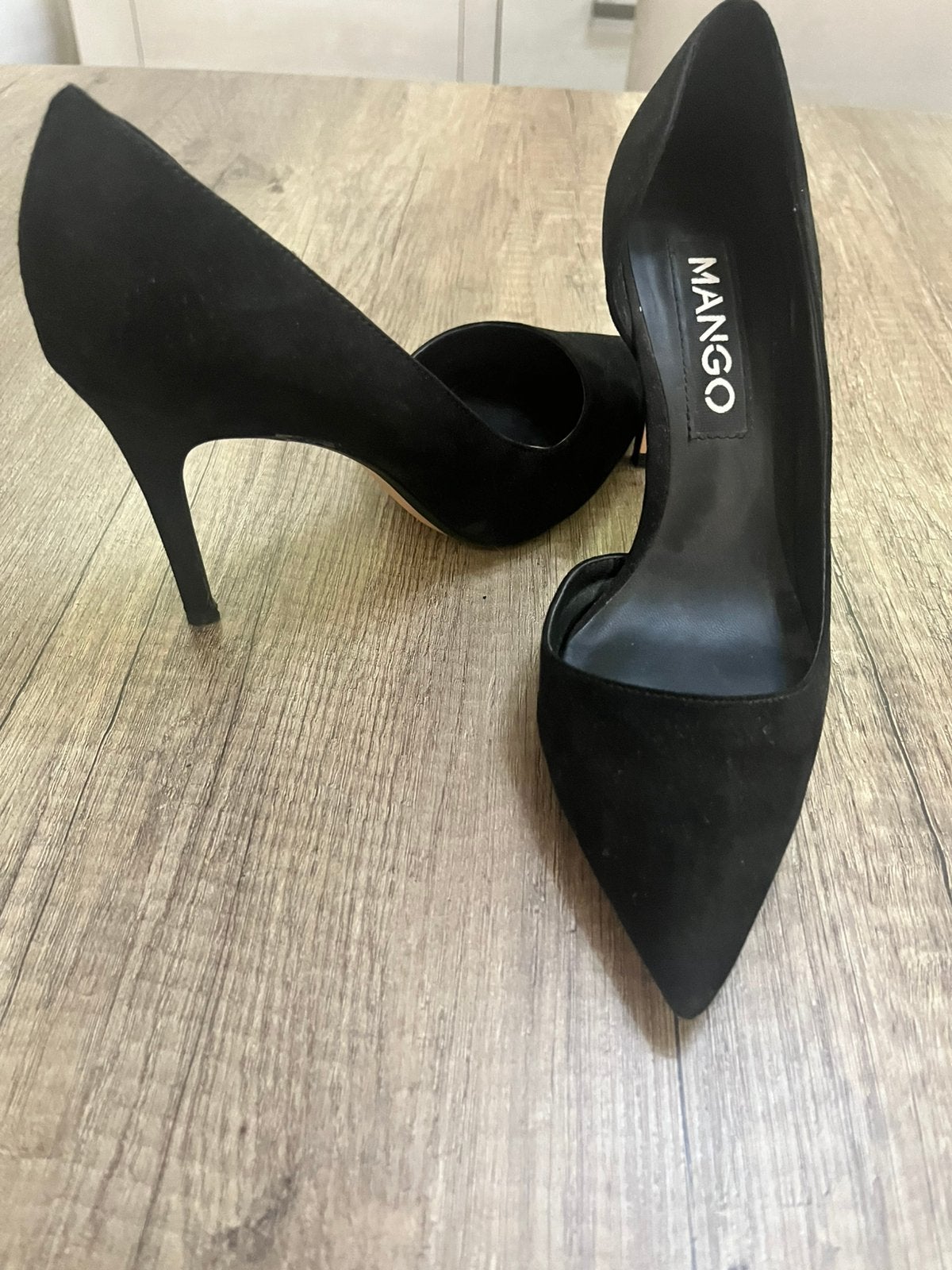 Chaussure MANGO mt 37 noire pour femme, Enlèvement, Comme neuf, Noir