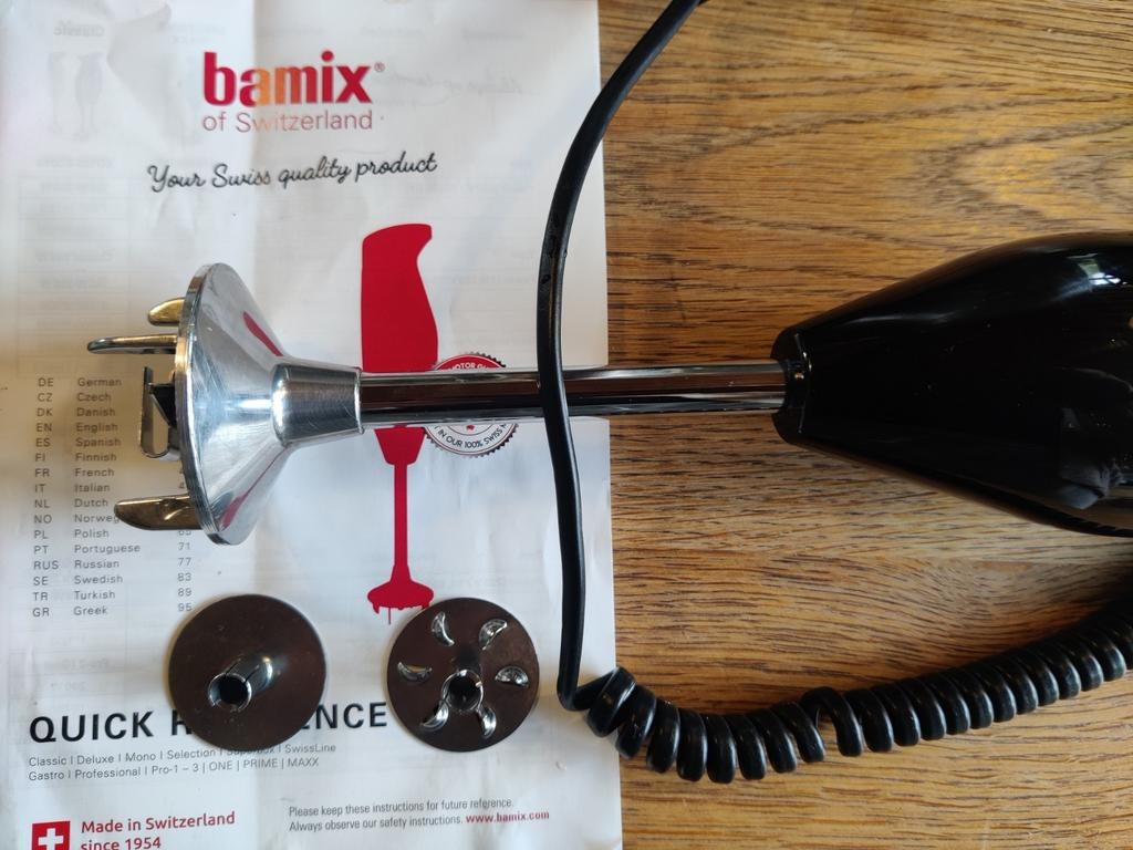 Bamix Staafmixer amper gebruikt, Télécoms, Chargeurs de voiture, Enlèvement