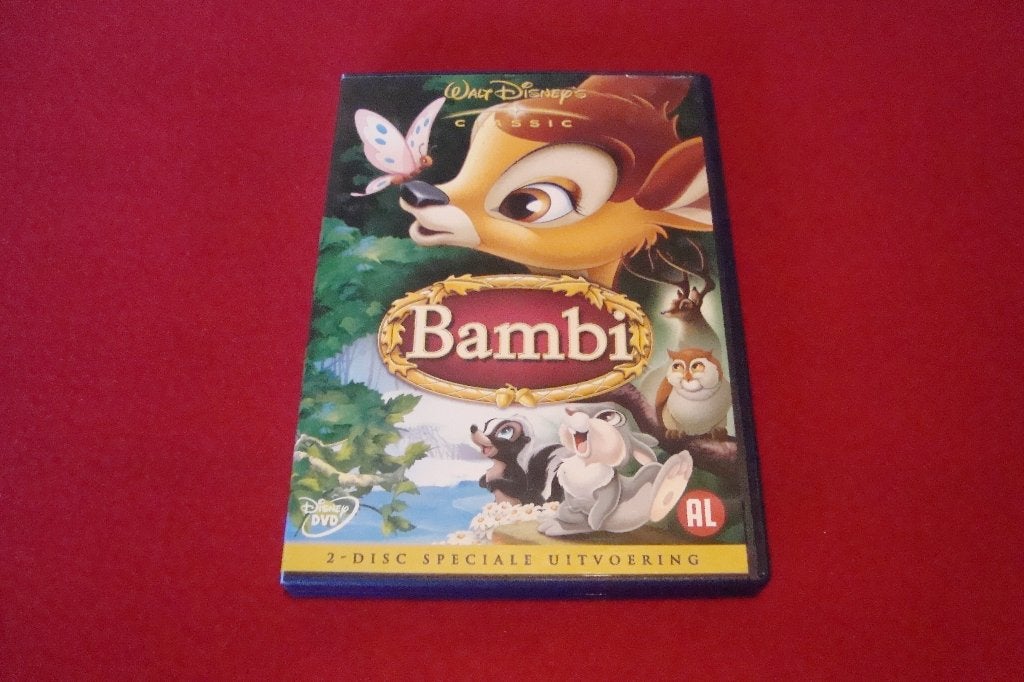 dvd disney bambi, Cd's en Dvd's, Ophalen of Verzenden, Kinderprogramma of -film