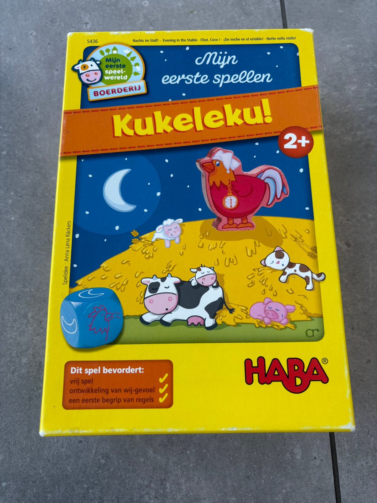 Haba Kukeleku spel, Ophalen, Zo goed als nieuw