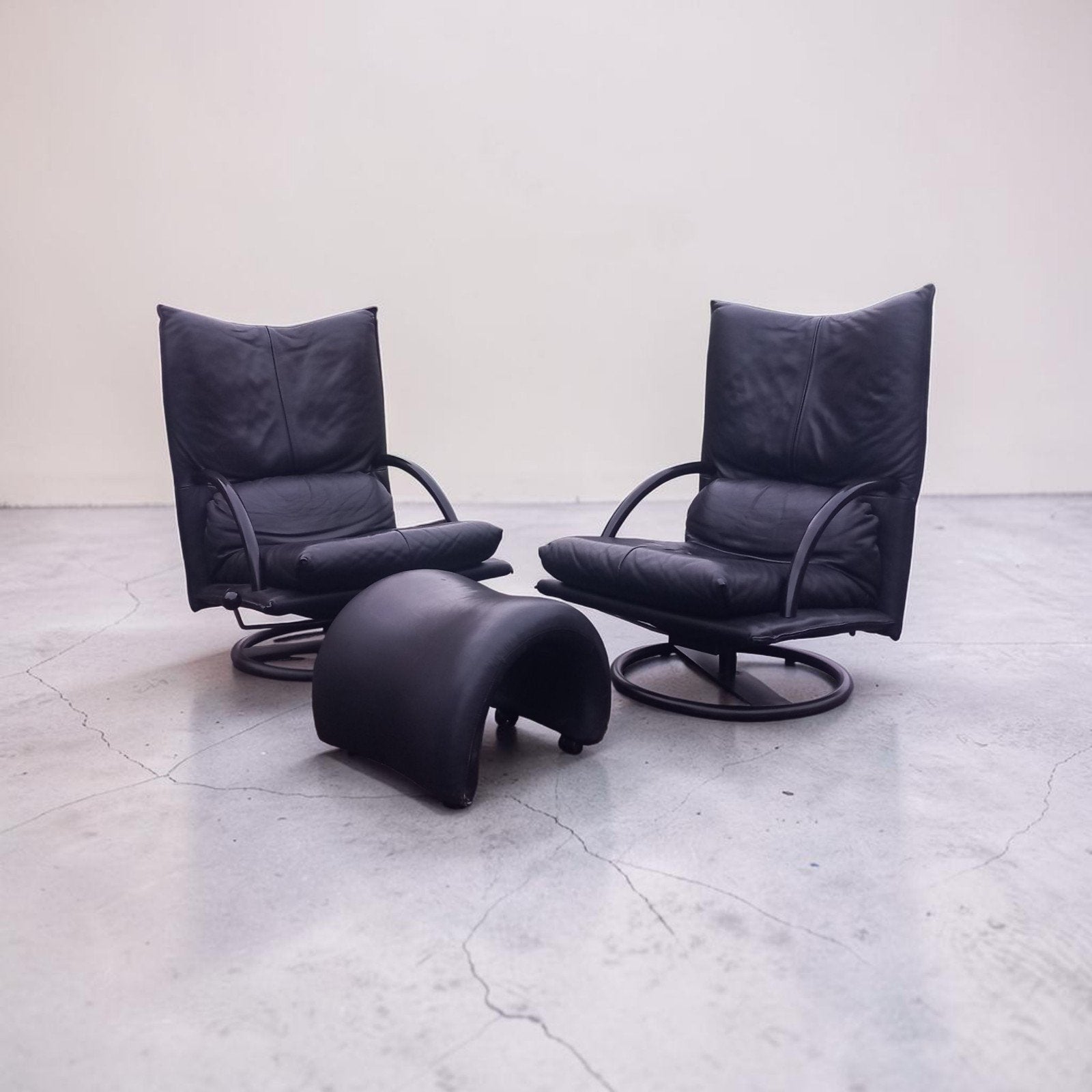 Rolf Benz fauteuils met ottoman, Enlèvement
