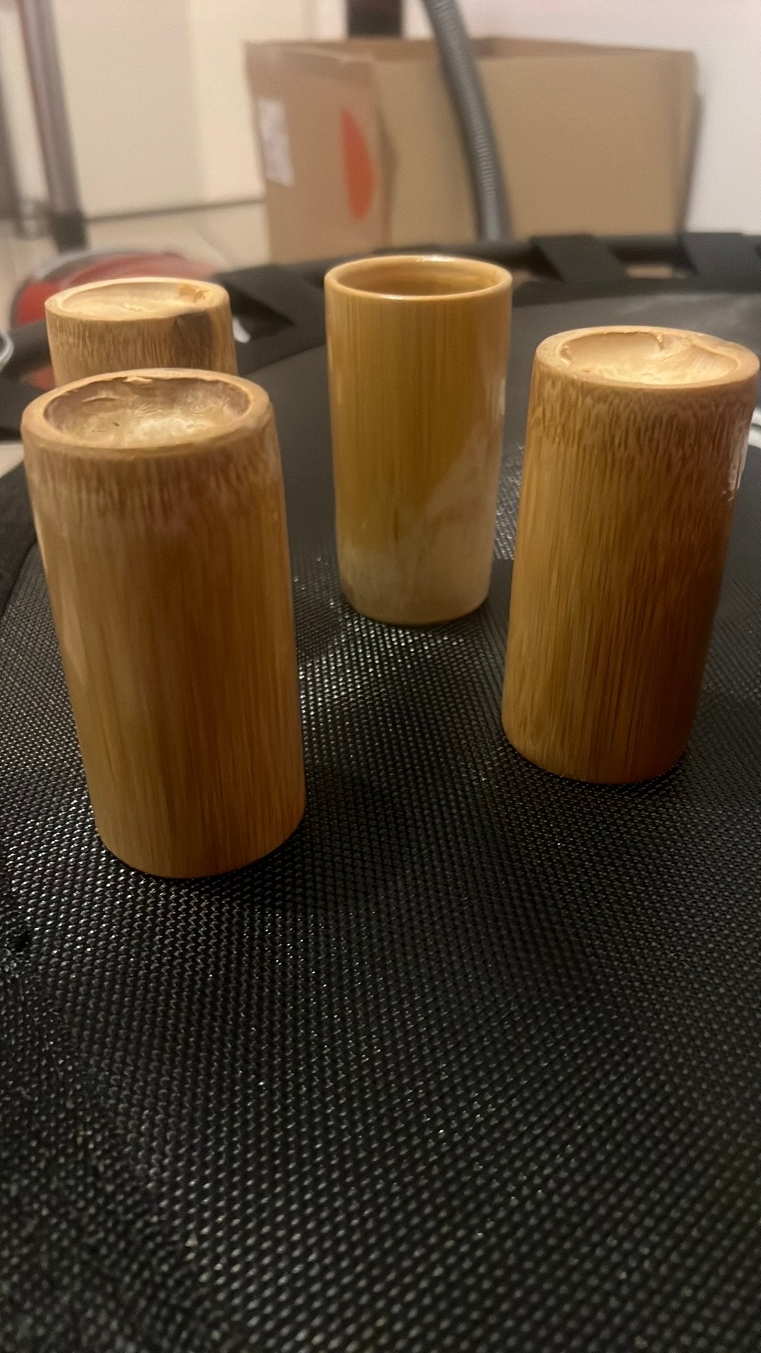 Bamboe cupping, Ophalen, Zo goed als nieuw