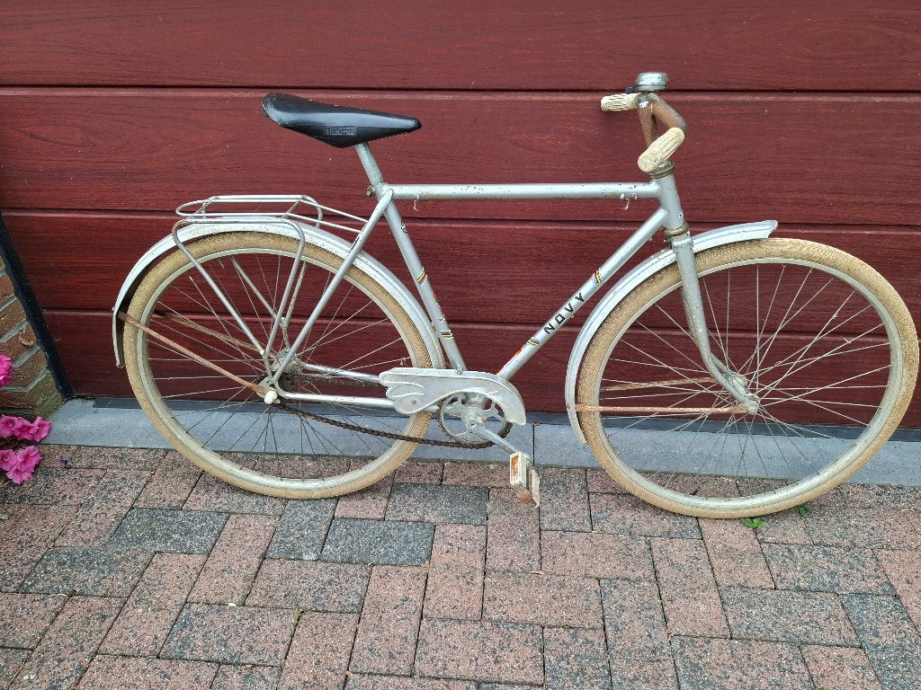 Novy volendam jongensfiets jaren 60 en 70, Enlèvement, Frein à rétropédalage, Années 60 ou plus récent
