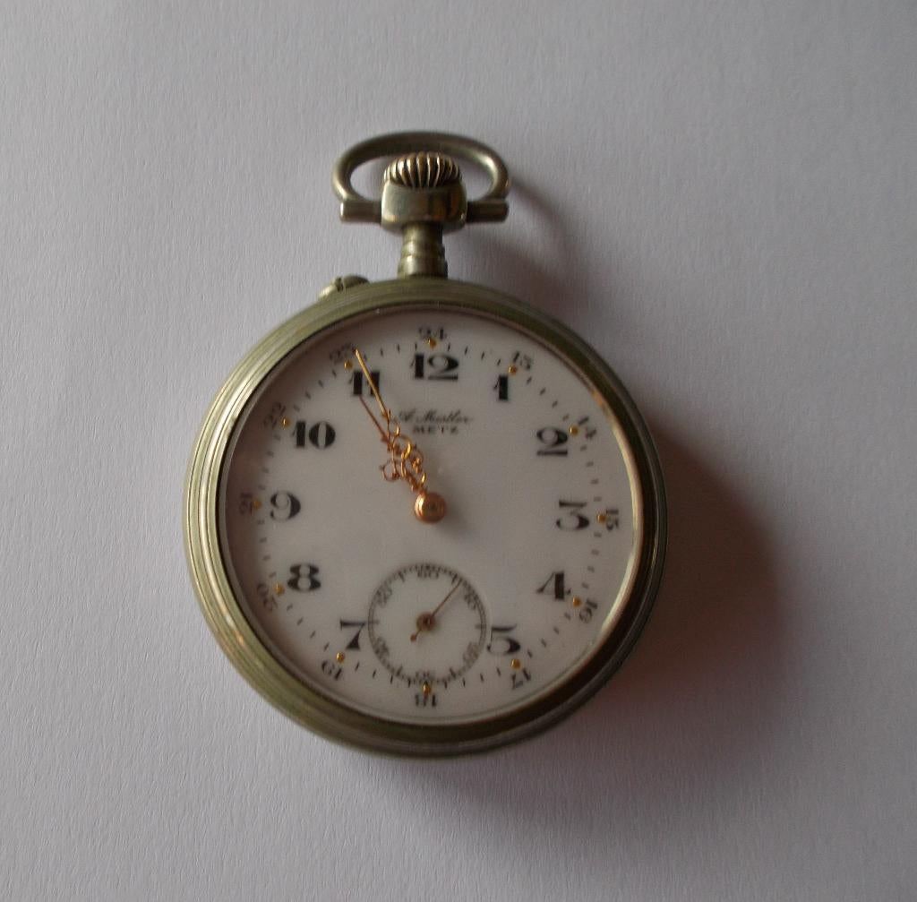 Montre à gousset, Zakhorloge, Staal, 1900 tot 1930, Ophalen