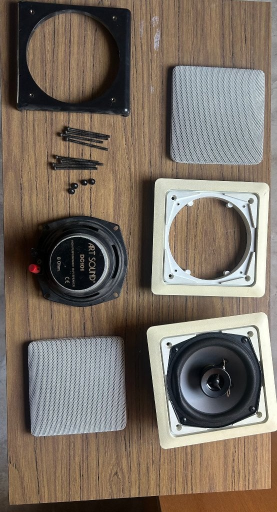2 art sound DC 101 inbouwspeakers, Audio, Tv en Foto, Luidsprekerboxen, Ophalen, Gebruikt, Speakerset, Overige merken