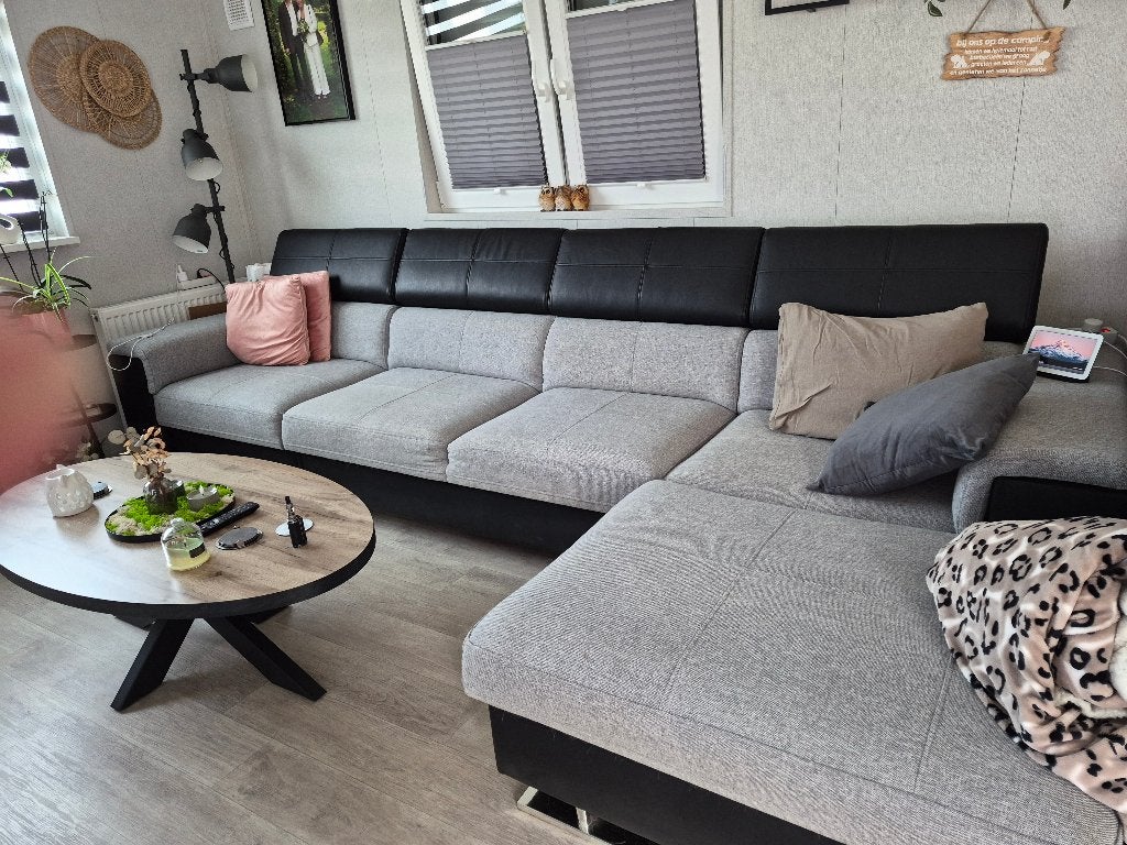Hoeksalon, Huis en Inrichting, Zetels | Complete zithoeken, Ophalen, Gebruikt, Stof, Modern