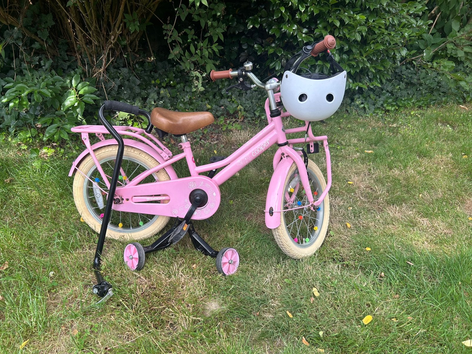 Meisjesfiets 4 tot 6 jaar, Fietsen en Brommers, Ophalen, Gebruikt, 16 tot 20 inch