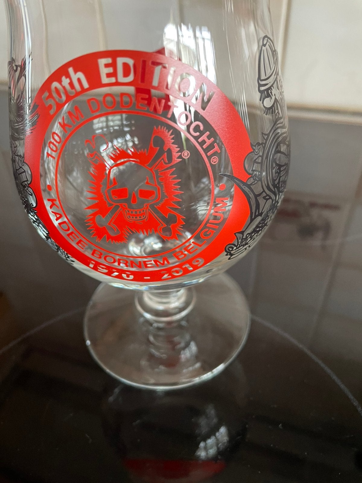 Visite de la mort en verre Duvel Bornem, Enlèvement ou Envoi, Comme neuf, Duvel