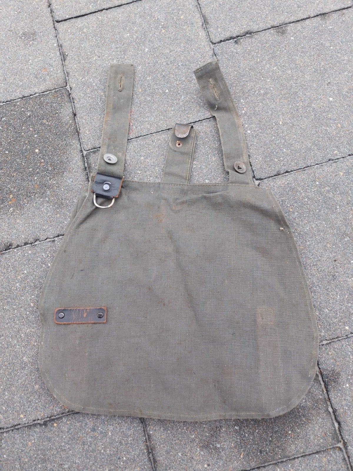 DDR NVA Broodzak Vroeg Model, Ophalen of Verzenden, Landmacht, Kleding of Schoenen