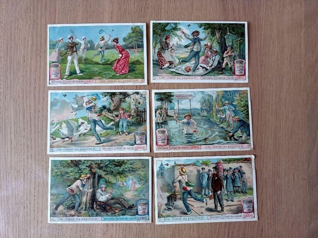 Liebig: une chasse au papillon, Enlèvement ou Envoi, Photo