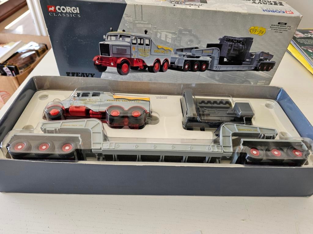 CORGI Heavy Haulage SUNTER BROS. LTD. Scammel # similaire, Hobby & Loisirs créatifs, Voitures miniatures | 1:50, Enlèvement ou Envoi