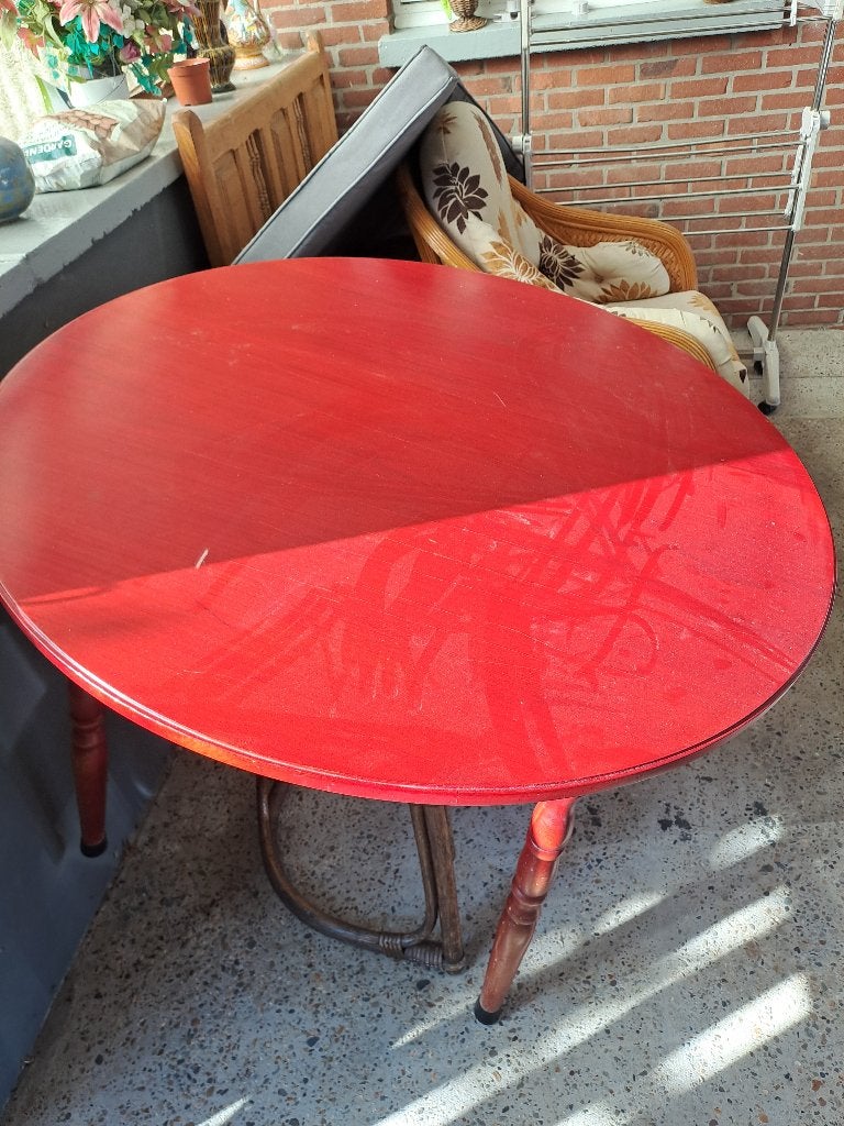 Ronde keukentafel ( landelijke stijl), Huis en Inrichting, Ophalen, Gebruikt