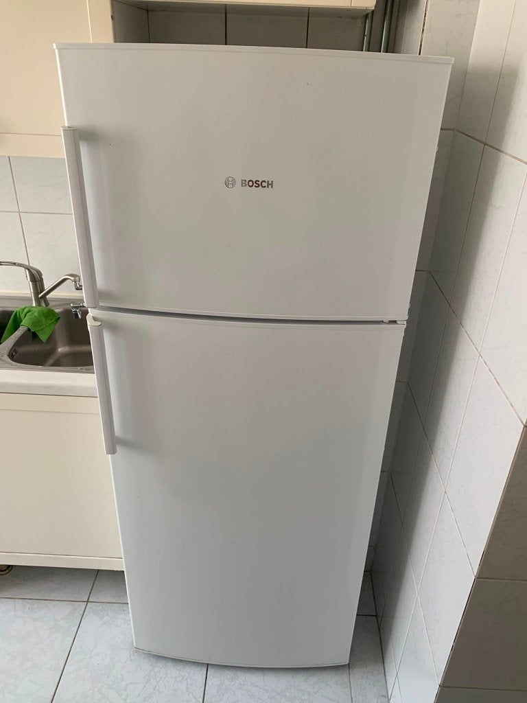 Bosch koelkast met Diepvriesvak, Elektronische apparatuur, Ophalen, 150 tot 200 liter, Gebruikt, 160 cm of meer