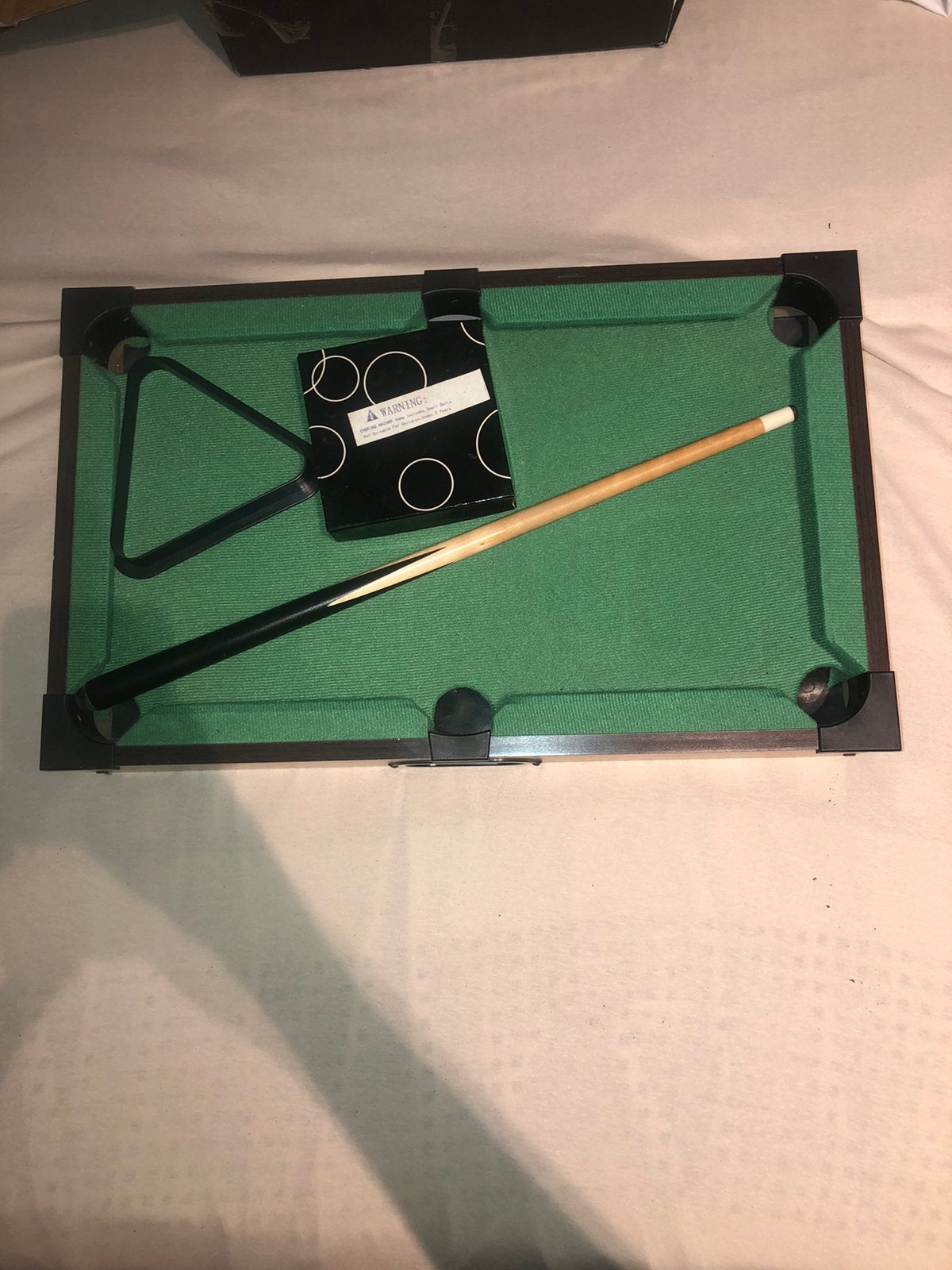 Mini table de billard, Sports & Fitness, Billards & Billards américains, Enlèvement ou Envoi, Utilisé, Table de billard