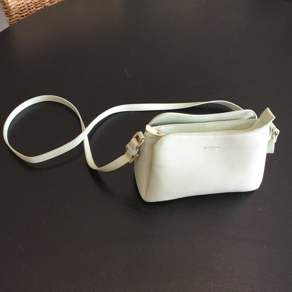 Sac Hexagona, Enlèvement, Comme neuf, Vert, Sac à bandoulière