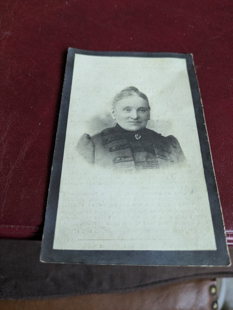 Dp Virginie Colle, Ophalen of Verzenden, Bidprentje