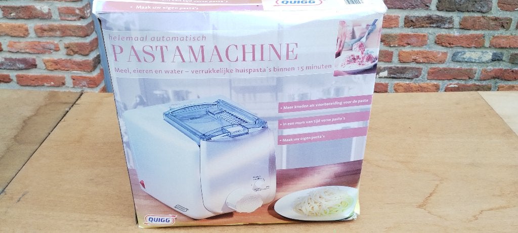 Pastamachine, Ophalen, Gebruikt