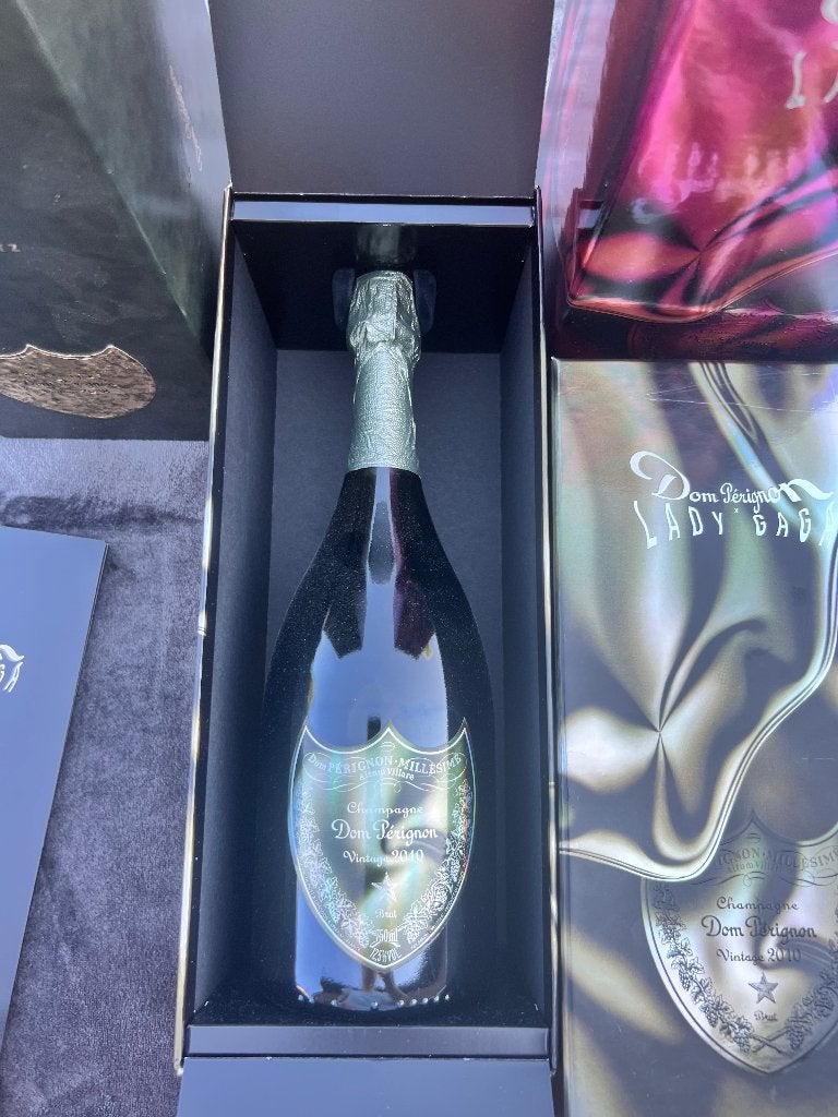 3x Dom Pérignon Limited Editions – Lady Gaga & Lenny Kravitz, Ophalen of Verzenden, Nieuw, Champagne, Vol