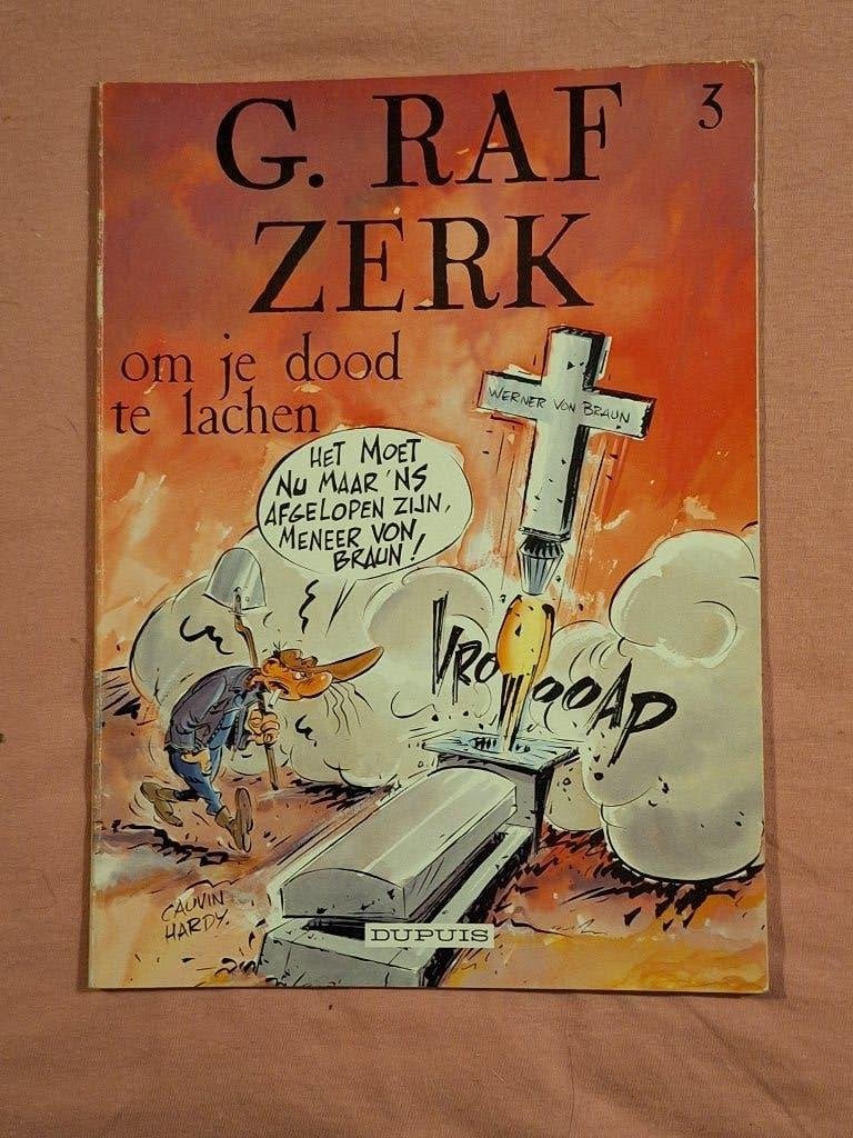 G. Raf Zerk 3: om je dood te lachen, Boeken, Eén stripboek, Ophalen of Verzenden, Zo goed als nieuw