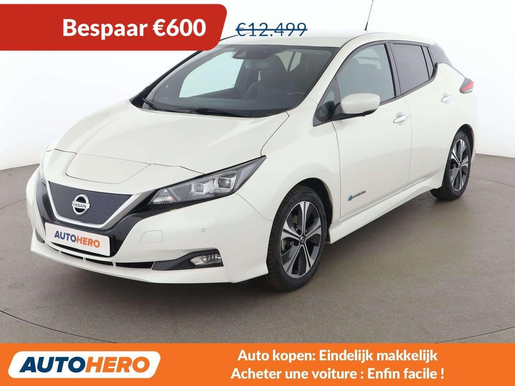 Nissan Leaf electric drive 110 kW Tekna (automatique), Achat, 110 kW, Détection des panneaux routiers, Noir