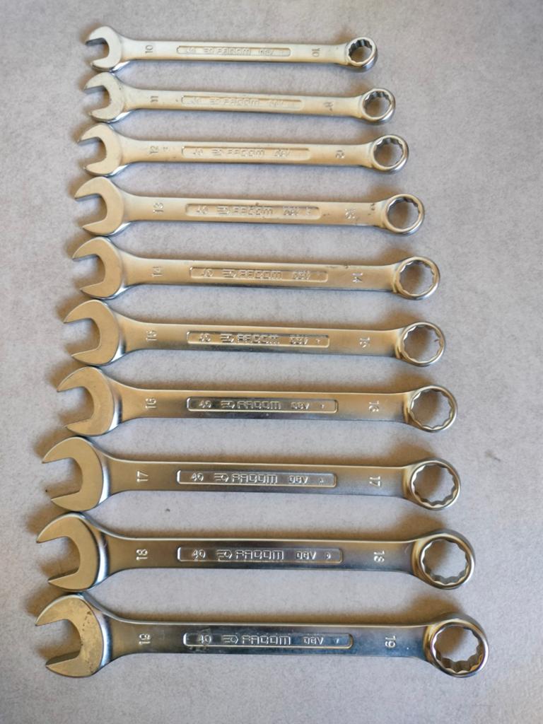 Clés FACOM OGV 10 à 19 mm, Autos : Divers, Outils de voiture, Enlèvement ou Envoi