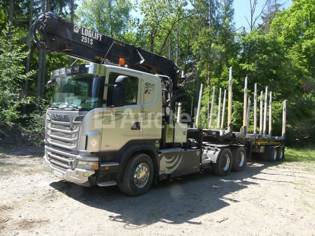 Houtkapwagen (2011-779.160 km-VIN:XLER6X40005249246), Auto's, Vrachtwagens, Bedrijf, Te koop, Scania, Overige brandstoffen, BTW verrekenbaar