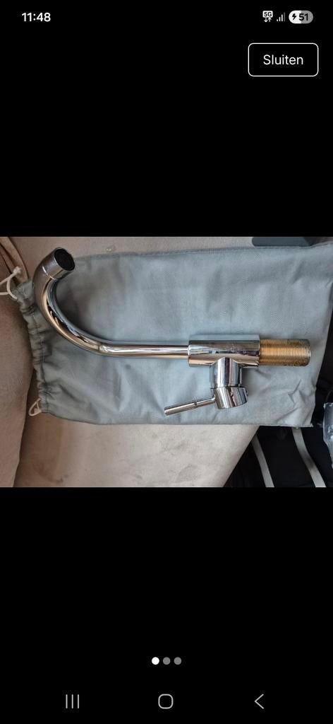 Vrijstaande kraan nog nieuw, Doe-het-zelf en Bouw, Sanitair, Ophalen, Kraan