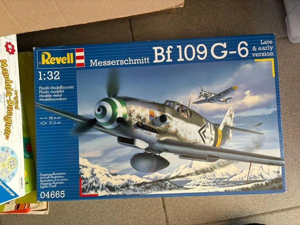Revell Messerschmitt Bf 109 G-6 – Modelbouwdoos (04665), Ophalen of Verzenden, Zo goed als nieuw, Revell
