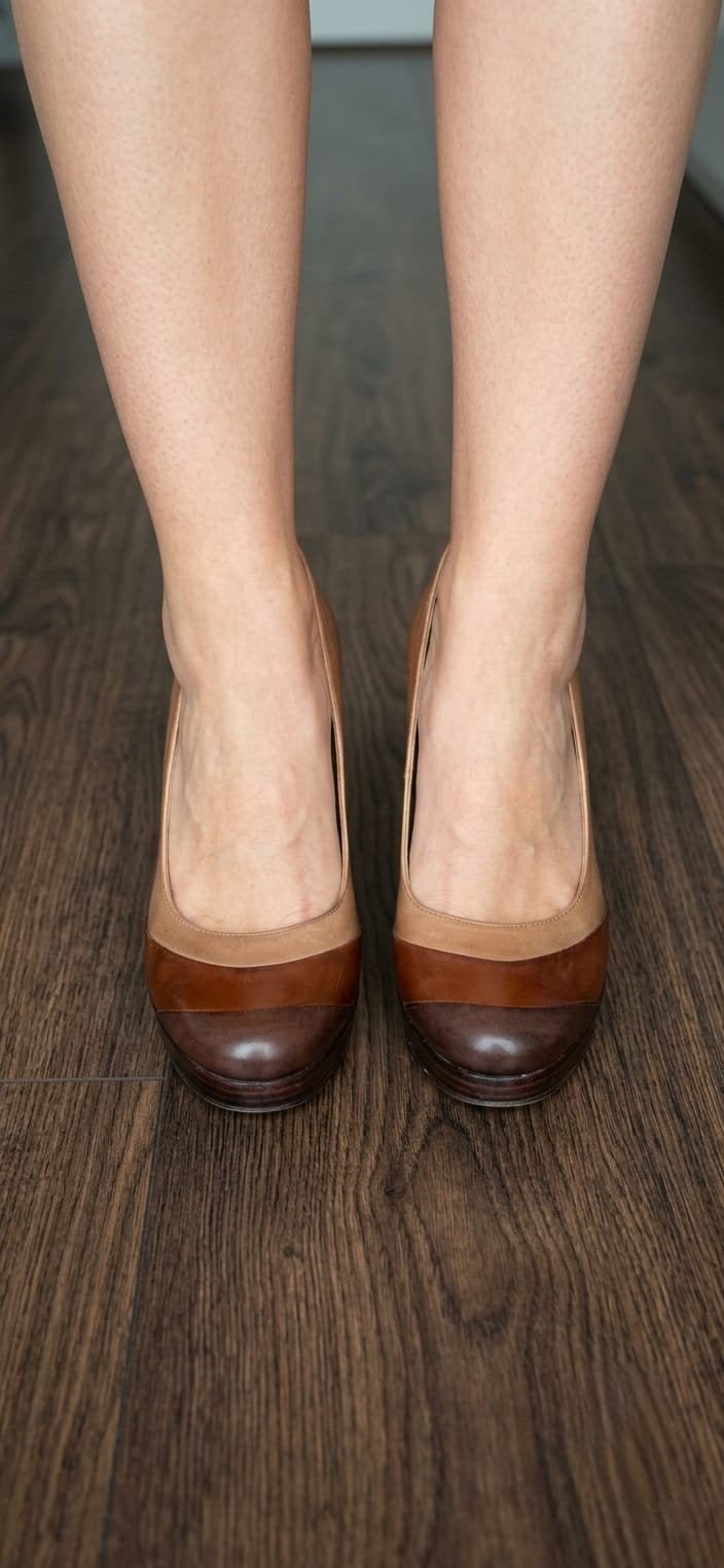 retro schoenen met 37 - nooit gedragen, Kleding | Dames, Schoenen met lage hakken, Bruin, Ambition, Nieuw