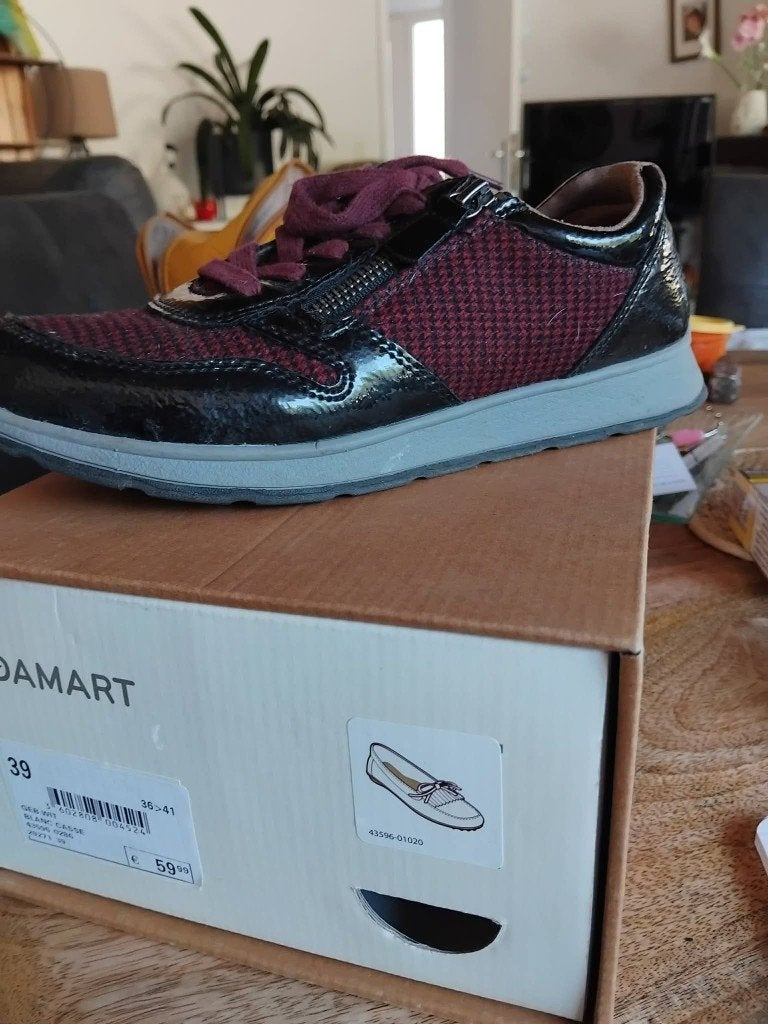 2 paires de chaussures Damart., Ophalen, Schoenen met lage hakken, Blauw, Zo goed als nieuw