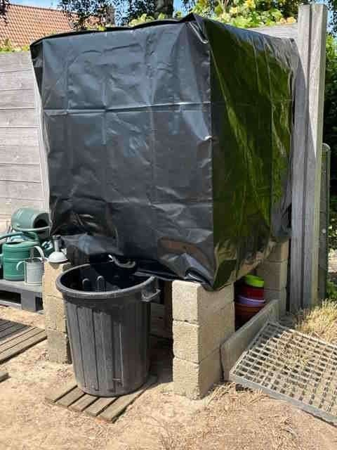 Housse Cuve IBC 1000 Litres Anti-UV noir, Neuf, 150 litres ou plus, Enlèvement ou Envoi, Synthétique