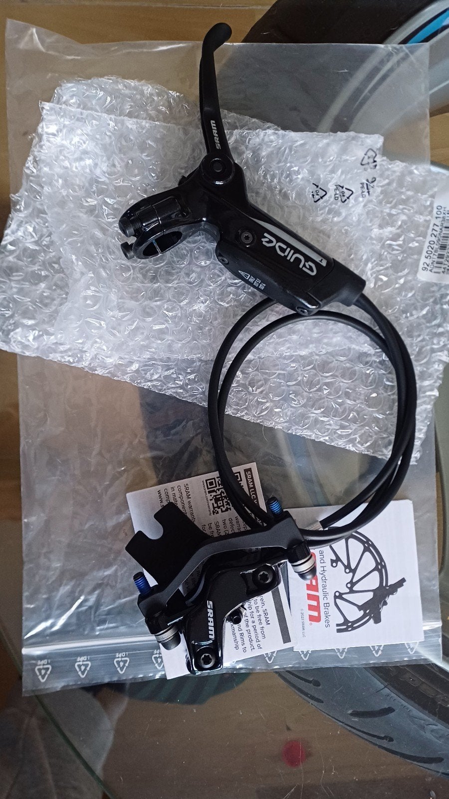 Sram guide T hydraulische rem voorzijde nieuw, Fietsen en Brommers, Ophalen, Remmen, Fatbike, Nieuw