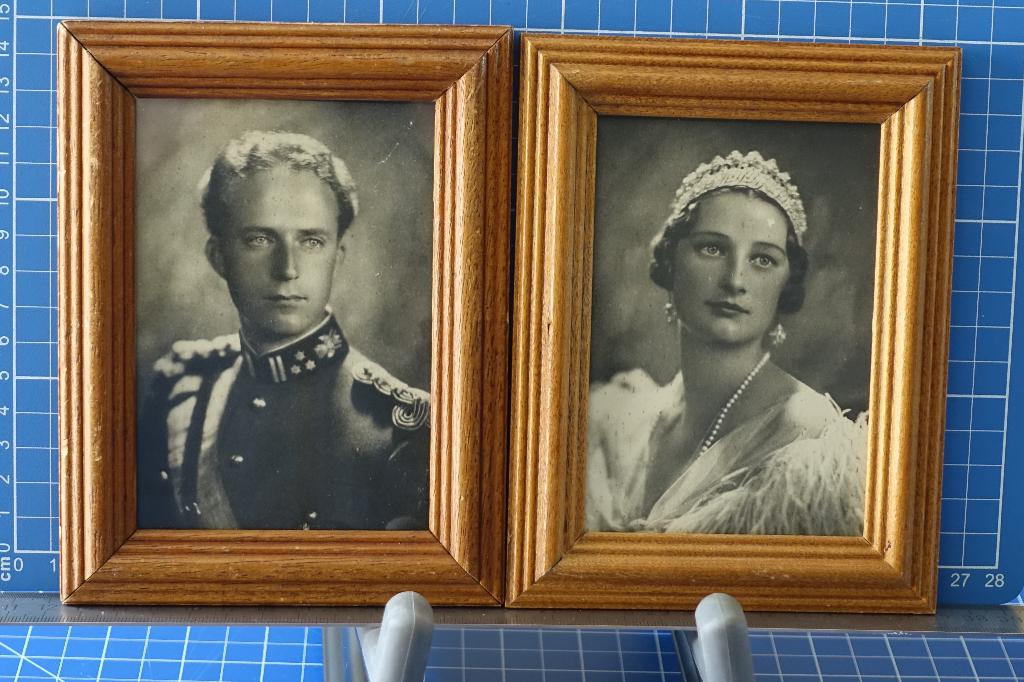 RYL #6 - PORTRETJES LEOPOLD III EN ASTRID, Verzamelen, Ophalen of Verzenden, Gebruikt, Kaart, Foto of Prent