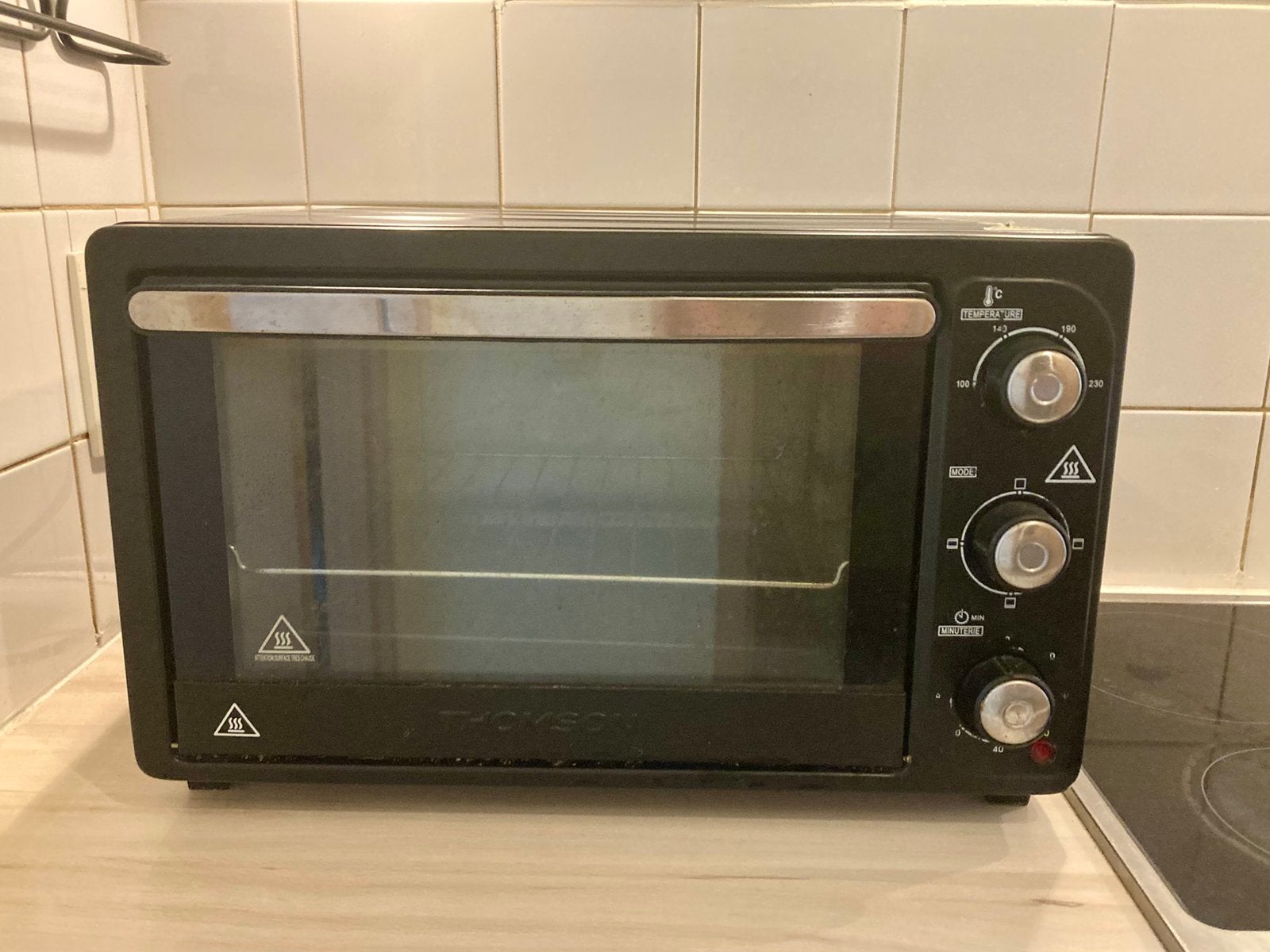 Mini-oven met dubbele beglazing, Elektronische apparatuur, Ophalen, Zo goed als nieuw, Oven