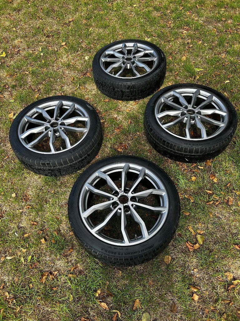 BMW 18” m-pack originele velgen, Ophalen, 18 inch, Gebruikt, Banden en Velgen