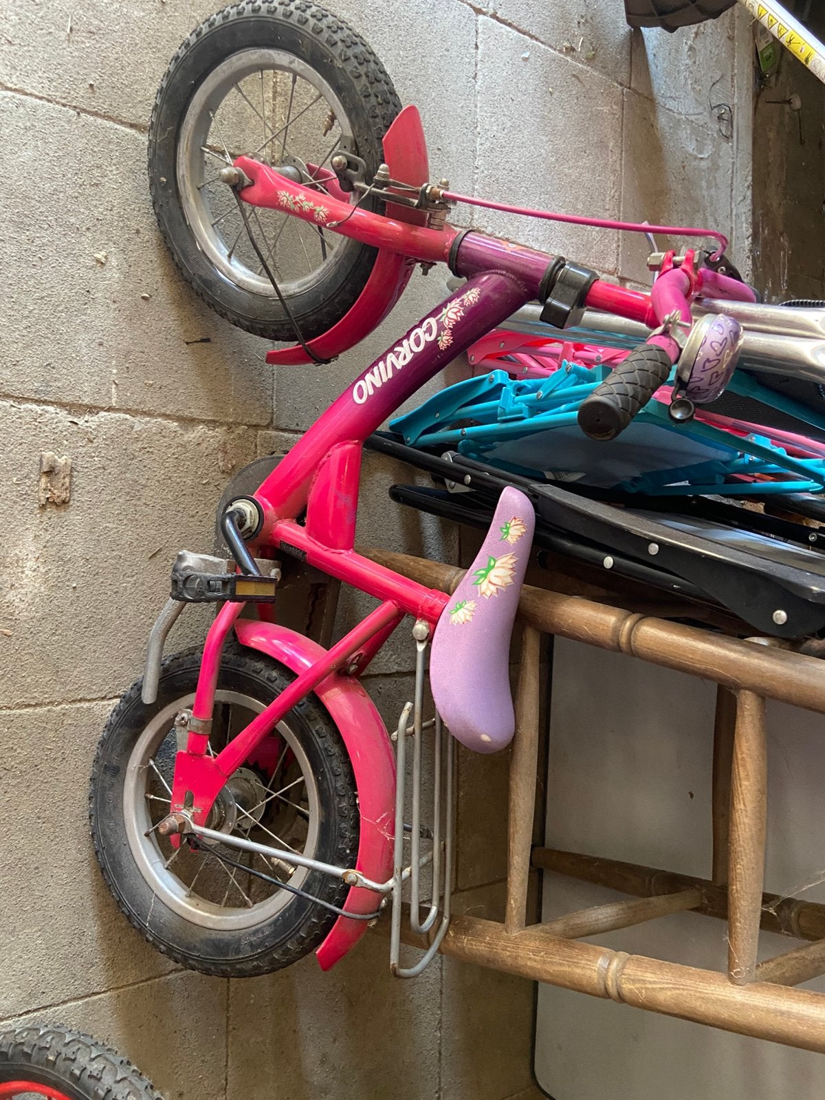 Kinderfiets, Ophalen, Gebruikt